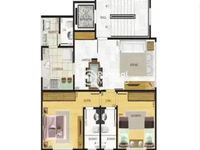 Apartamento com 2 quartos em PRADO, Belo Horizonte - 65m²