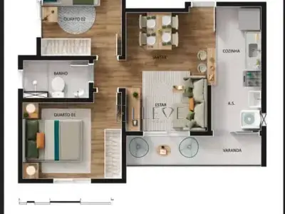 Apartamento em Loteamento INOCOOP