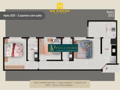 Apartamento com 2 quartos em Nacional