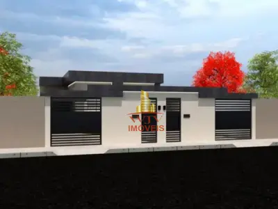 Casa Geminada com 3 quartos em Felixlândia (Justinópolis), Ribeirão das Neves - 180m²