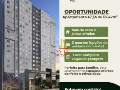 Apartamento com 2 quartos em Três Barras, Contagem - 58m²