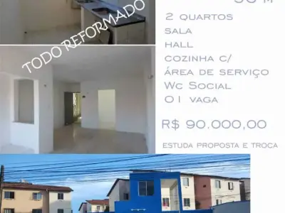 Apartamento com 2 quartos em Novo Mondubim
