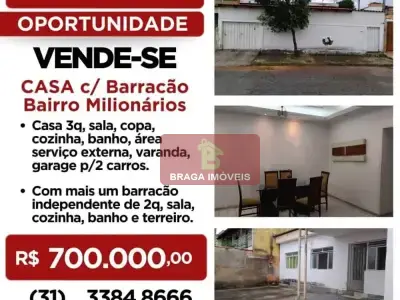 Casa com 3 quartos em Milionários (Barreiro)