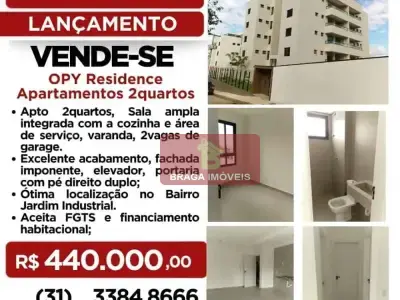 Apartamento com 2 quartos em Jardim Industrial