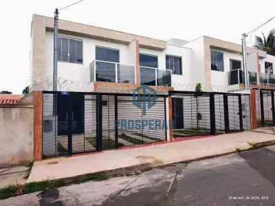 Casa Geminada com 3 quartos em Letícia, Belo Horizonte - 99m²