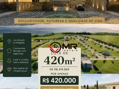 Lote em Condomínio com 0 quartos em Alphaville Lagoa dos Ingleses