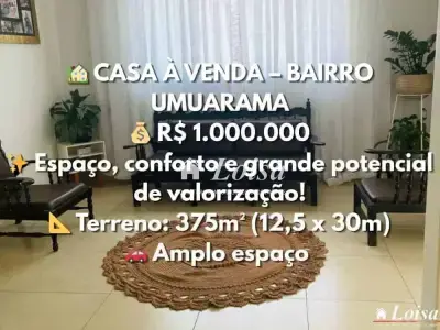 Casa com 3 quartos em Umuarama
