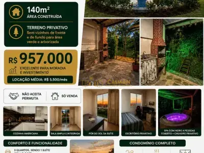 Casa de Condomínio com 3 quartos em Residencial Casas da Toscana