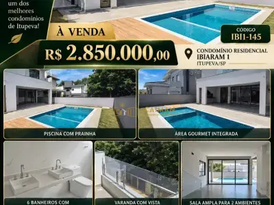 Casa de Condomínio com 4 quartos em Residencial Ibiaram 1