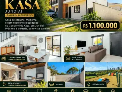 Casa de Condomínio com 3 quartos em CONDOMÍNIO KAZAS