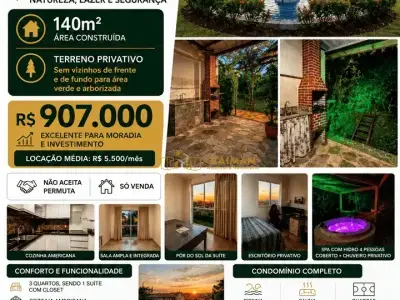 Casa de Condomínio com 3 quartos em Residencial Casas da Toscana