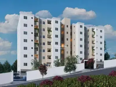 Apartamento com 2 quartos em Villa Paradiso, Lagoa Santa - 78m²