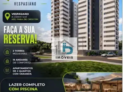 Apartamento com 2 quartos em São Damião