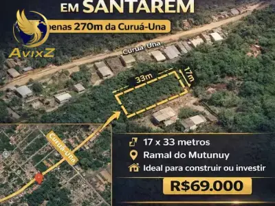 Lote / Terreno com 0 quartos em Vigia, Santarém - 0m²