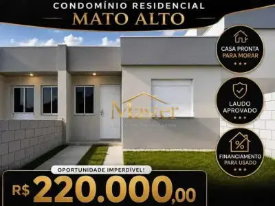 Casa de Condomínio com 2 quartos em Mato Alto