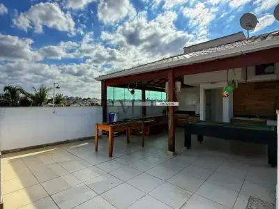 Cobertura com 3 quartos em Santa Amélia