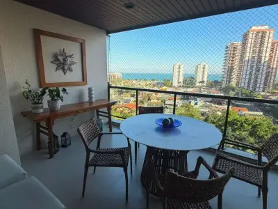 Apartamento com 4 quartos em Barra da Tijuca, Rio de Janeiro - 216m²