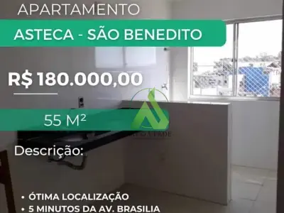 Apartamento com 2 quartos em Asteca (São Benedito)