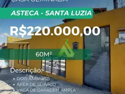 Casa Geminada com 2 quartos em Asteca (São Benedito)