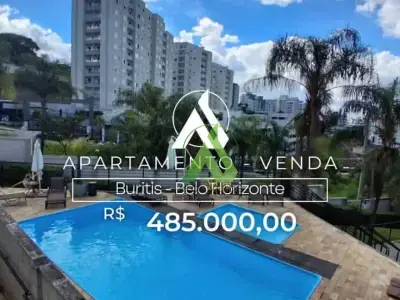 Apartamento com 3 quartos em Buritis
