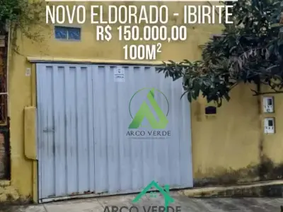 Casa com 2 quartos em Eldorado (Parque Durval de Barros)