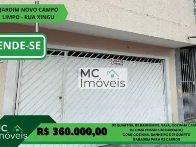 Casa com 2 quartos em Jardim Novo Campo Limpo